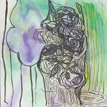 „A dog´s floral phantasies“, 2013/2020 

Aquarell, Tintenstift auf Papier, Blattgröße 29 x 29 cm, im Rahmen 45,5, x 45,5 cm, Künstlerrahmung
rückseitig signiert, datiert und beschriftet

AUSRUFPREIS: 700.-